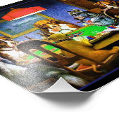 Dogs Playing Poker Fotodruck (Ecke)