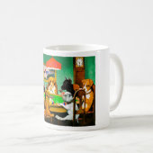 Dogs Playing Poker Kaffeetasse (VorderseiteRechts)