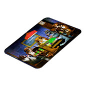 Dogs Playing Poker Magnet (Linke Seite)