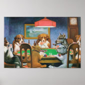 Dogs Playing Poker Poster (Vorne)
