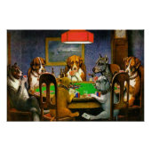 Dogs Playing Poker Poster (Vorderseite)