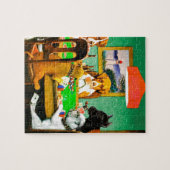 Dogs Playing Poker Puzzle (Horizontal)