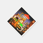 Dogs Playing Poker Serviette (Ecke)