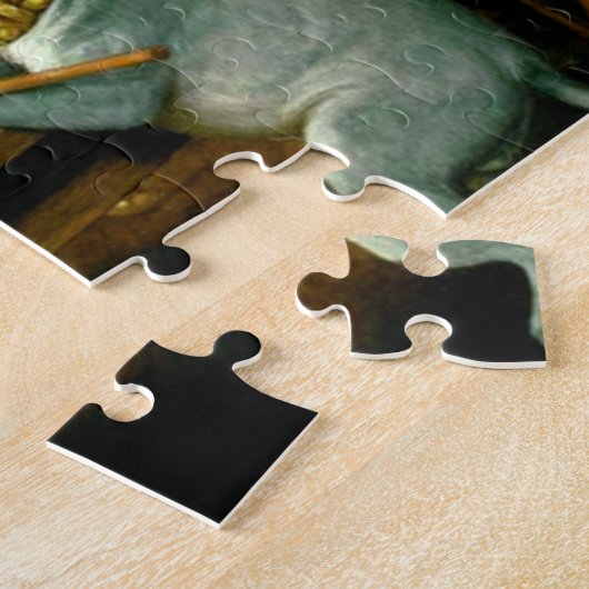 Dogs Playing Snooker Billiards Fun Spoof Puzzle (Seite)