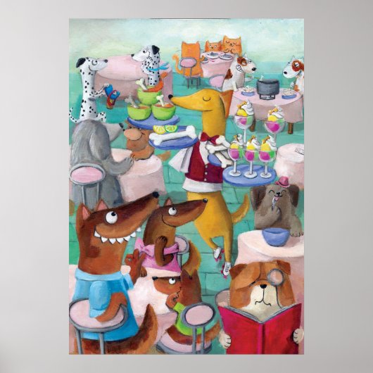 Dogs Restaurant Poster (Vorne)