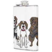 Dogs Rockband Flachmann (Links)