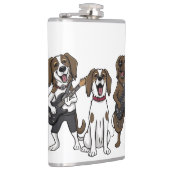 Dogs Rockband Flachmann (Rechts)