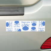 DOGS sind Cool Paw Print Autoaufkleber (Auf Auto)