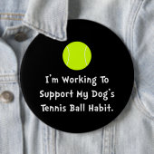 Dogs Tennis Ball Button (Beispiel)
