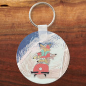 Dogsled! Schlüsselanhänger (Vorderseite)