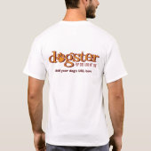 Dogster Shirt-Foto URL-Rückseite T-Shirt (Rückseite)