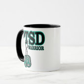 Dogtags/Warrior...PTSD-Tasse Tasse (Vorderseite Links)