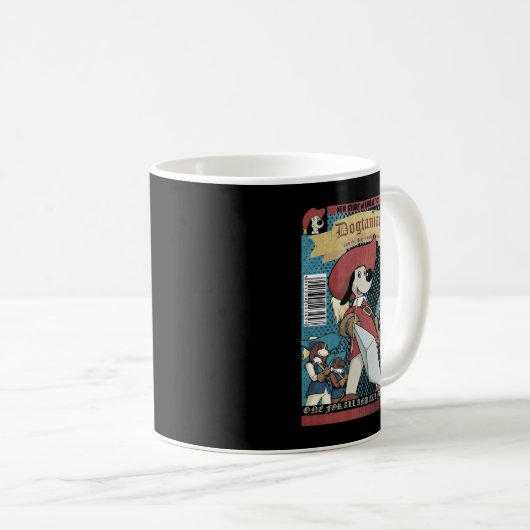 Dogtanische Klassik Kaffeetasse (VorderseiteRechts)