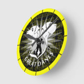 Dogtimer Runde Wanduhr (Winkel)