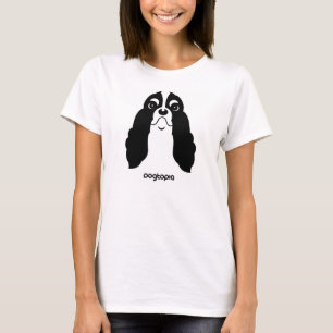 dogtopia ReihenShirt: Unbekümmerter König Charle T-Shirt