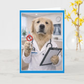 Dogtor's Orders  Get Well Card  NCC-1 Karte (Gelbe Blume)