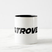 Dogtrovert - der introvertierte Hundehalter Zweifarbige Tasse (Mittel)