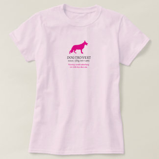 Dogtrovert Deutscher Schäferhund T-Shirt