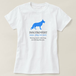 Dogtrovert Deutscher Schäferhund T-Shirt