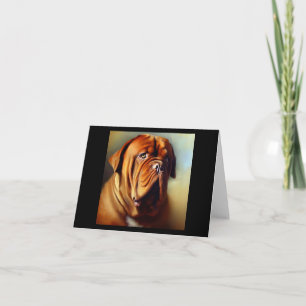 Dogue de Bordeaux Dog Karte