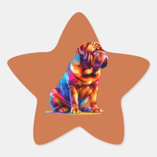 Dogue de Bordeaux Dog Stern-Aufkleber