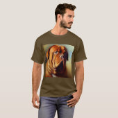 Dogue de Bordeaux Dog T-Shirt (Vorne ganz)