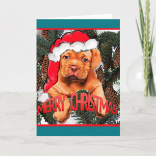 Dogue De Bordeaux Feiertagskarte