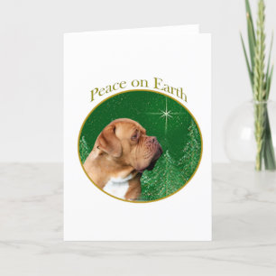 Dogue de Bordeaux Feiertagskarte