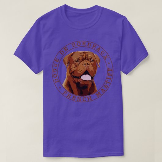 Dogue de Bordeaux, französischer Mastiff (14) T-Shirt (Design vorne)