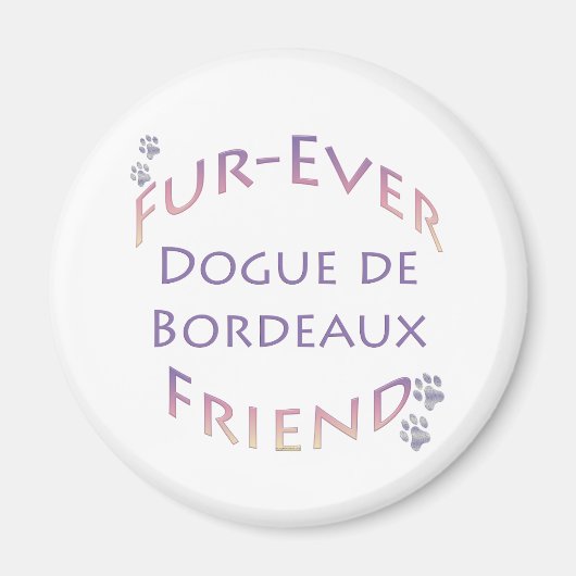 Dogue de Bordeaux Furever Magnet (Vorne)