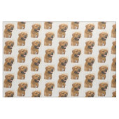 Dogue de Bordeaux Gemälde - Niedliche Hunde Kunst Stoff (Fat Quarter (45,7 x 55,9 cm))