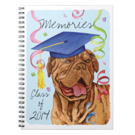 Dogue de Bordeaux Graduate Notizblock