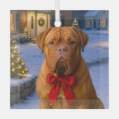 Dogue De Bordeaux Holiday Ornament (Vorderseite)