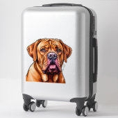 Dogue de Bordeaux Hund Aufkleber (Koffer)