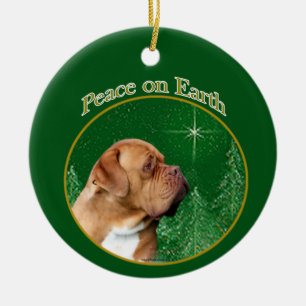 Dogue de Bordeaux Keramik Ornament