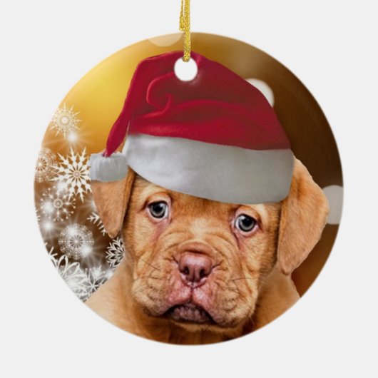 Dogue de Bordeaux Keramikornament (Hinten)
