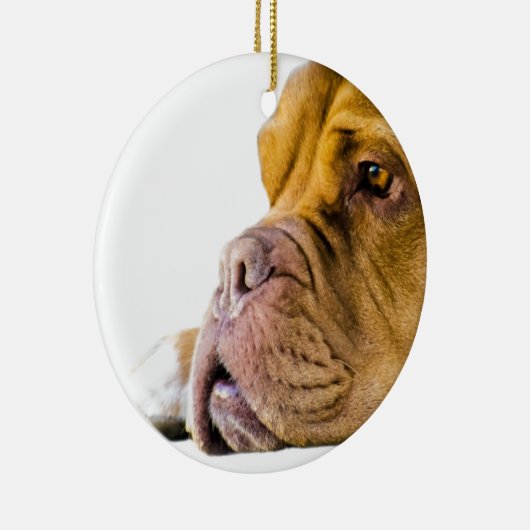 Dogue de Bordeaux Keramikornament (Rechts)