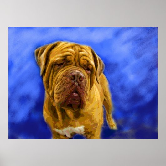 Dogue de Bordeaux Kunstdrucke Poster (Vorne)