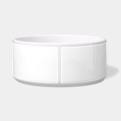 Dogue de Bordeaux Line Art personalized bowl Napf (Rückseite)
