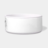 Dogue de Bordeaux Line Art personalized bowl Napf (Rechts)