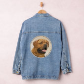 Dogue de Bordeaux Malerei - Niedliche Original Dog Jeansjacke (Hangar)