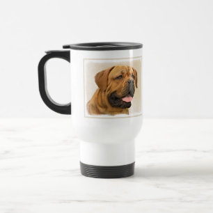 Dogue de Bordeaux Malerei - Niedliche Original Dog Reisebecher
