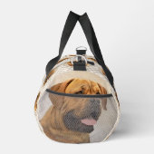 Dogue de Bordeaux Malerei Original Haustier Hund K Duffle Bag (Rechts)