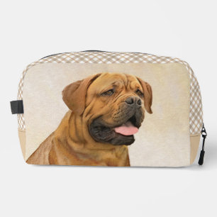 Dogue de Bordeaux Malerei Original Haustier Hund K Waschbeutel