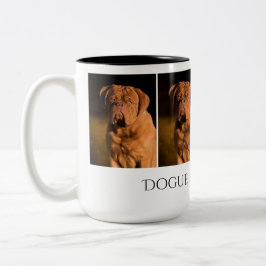 Dogue de Bordeaux Mug Zweifarbige Tasse