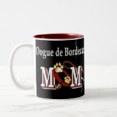 dogue de bordeaux Mutterngeschenke Zweifarbige Tasse (Links)