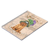 Dogue de Bordeaux Pirate Notebook Notizblock (Linke Seite)