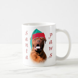 Dogue de Bordeaux Santa Paws Kaffeetasse