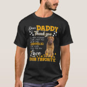 Dogue de Bordeaux Sehr geehrter Daddy Danke, dass  T-Shirt (Vorderseite)