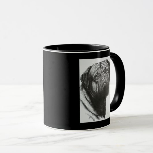 Dogue de Bordeaux Tasse (VorderseiteRechts)